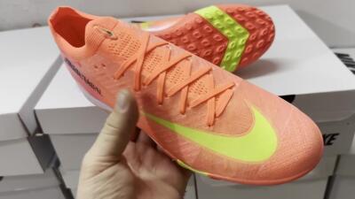 Unisex Nike Air Zoom Mercurial Vapor 15 Elite TF Artificial Turf Low-Tops Football Shoes - Red/Yellow/White