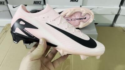 Unisex Nike Air Zoom Mercurial Vapor 16 Elite FG Firm Ground Low-Tops Football Boots - Pink/Black/White