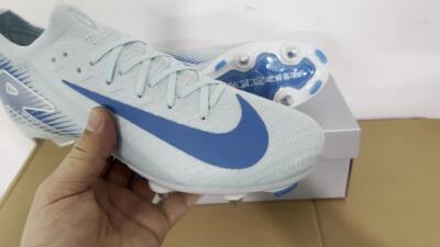Men's Nike Air Zoom Mercurial Vapor 16 Elite SG Soft Ground Low-Tops Football Boots - Jade/Blue/White