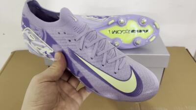 Men's Nike Air Zoom Mercurial Vapor 16 Elite SG Soft Ground Low-Tops Football Boots - Purple/Yellow/White