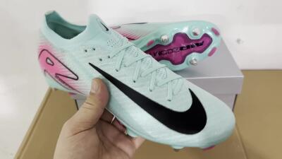 Men's Nike Air Zoom Mercurial Vapor 16 Elite SG Soft Ground Low-Tops Football Boots - Jade/Black/Pink