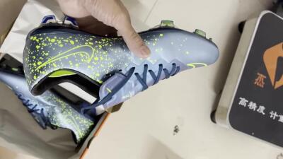 Men's Nike Mercurial Vapor 10 FG Firm Ground Low-Tops Football Boots - Jade/Yellow/Black