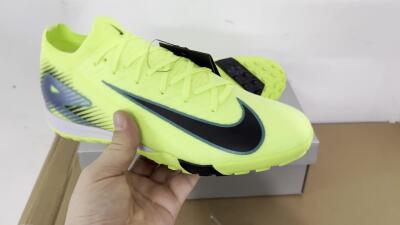 Unisex Nike Air Zoom Mercurial Vapor 16 Elite TF Artificial Turf Low-Tops Football Shoes - Yellow/Black/Blue