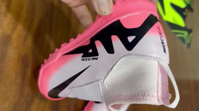 Kids Nike Air Zoom Mercurial Superfly 9 Elite TF Artificial Turf High-Tops Football Shoes - Pink/Black