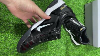 Men's Nike Total 90 II IC Indoor & Futsal Low-Tops Football Shoes - Black/White