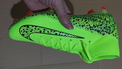 Unisex Nike Air Zoom Mercurial Superfly 10 Elite FG Firm Ground High-Tops Football Boots - Yellow/Black/Leopard