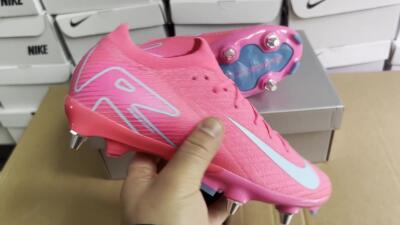 Men's Nike Air Zoom Mercurial Vapor 16 Elite SG Soft Ground Low-Tops Football Boots - Pink/Jade