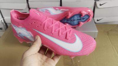 Unisex Nike Air Zoom Mercurial Vapor 16 Elite FG Firm Ground Low-Tops Football Boots - Pink/White/Jade