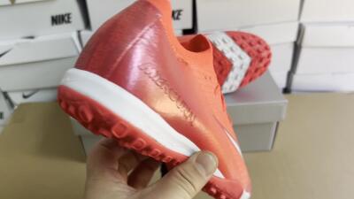 Unisex Nike Air Zoom Mercurial Vapor 16 Elite TF Artificial Turf Low-Tops Football Shoes - Red/White