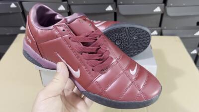 Men's Nike Total 90 II IC Indoor & Futsal Low-Tops Football Shoes - Red/Black/White