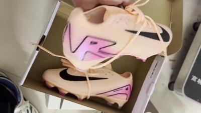 Unisex Nike Air Zoom Mercurial Vapor 16 Elite FG Firm Ground Low-Tops Football Boots - Pink/Black