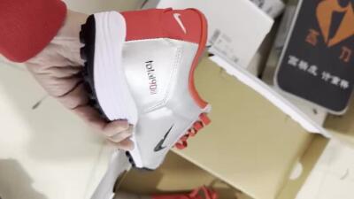 Unisex Nike Total 90 II TF Artificial Turf Low-Tops Football Shoes - Silver/Black/Red