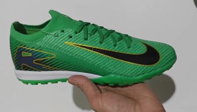 Men's Nike Air Zoom Mercurial Vapor 16 Elite TF Artificial Turf Low-Tops Football Shoes - Green/Black/Gold