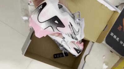 Unisex Nike Air Zoom Mercurial Vapor 16 Elite FG Firm Ground Low-Tops Football Boots - Silver/Pink/Black