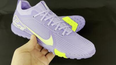 Unisex Nike Air Zoom Mercurial Vapor 16 Pro TF Artificial Turf Low-Tops Football Shoes - Purple/Yellow/White