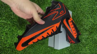 Men's Nike Air Zoom Mercurial Vapor 16 Elite FG Firm Ground Low-Tops Football Boots - Orange/Black