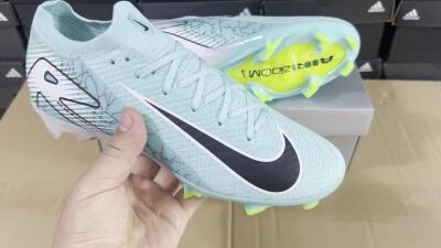 Unisex Nike Air Zoom Mercurial Vapor 16 Elite FG Firm Ground Low-Tops Football Boots - Blue/Black/White