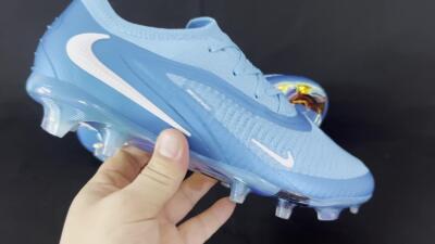 Men's Nike Phantom 6 Low Elite FG Firm Ground Low-Tops Football Boots - Jade/White/Gold