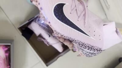 Unisex Nike Air Zoom Mercurial Superfly 10 Elite FG Firm Ground High-Tops Football Boots - Pink/Black/White