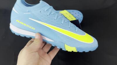 Unisex Nike Air Zoom Mercurial Vapor 16 Elite TF Artificial Turf Low-Tops Football Shoes - Blue/Yellow/White