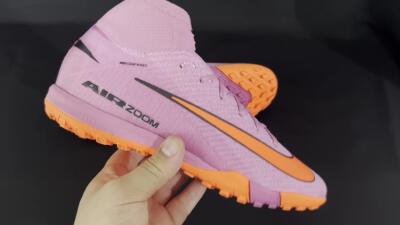 Unisex Nike Air Zoom Mercurial Superfly 10 Elite TF Artificial Turf High-Tops Football Shoes - Red/Orange/Black