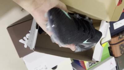 Unisex Nike Air Zoom Mercurial Vapor 16 Elite FG Firm Ground Low-Tops Football Boots - Black/Jade