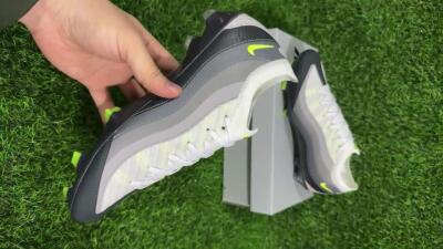 Unisex Nike Air Zoom Mercurial Vapor 16 Elite FG Firm Ground Low-Tops Football Boots - White/Grey/Black