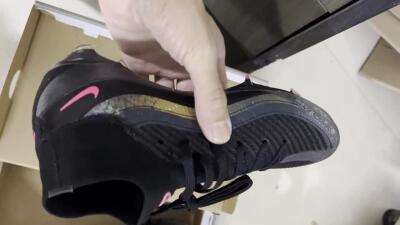 Unisex Nike Air Zoom Mercurial Superfly 10 Elite FG Firm Ground High-Tops Football Boots - Black/Grey/Red