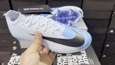 Men's Nike Air Zoom Mercurial Vapor 16 Elite FG Firm Ground Low-Tops Football Boots - Jade/Blue/Black