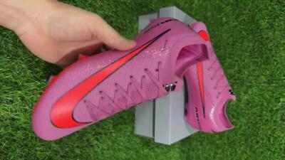 Unisex Nike Air Zoom Mercurial Vapor 16 Elite FG Firm Ground Low-Tops Football Boots - Red/Black/Orange