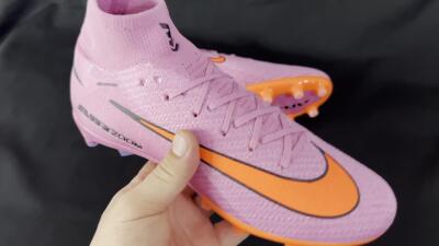 Unisex Nike Air Zoom Mercurial Superfly 10 Elite AG Artificial Grass High-Tops Football Boots - Red/Black/White