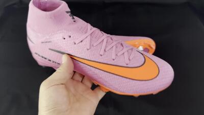 Men's Nike Air Zoom Mercurial Superfly 10 Elite SG Soft Ground High-Tops Football Boots - Red/Black/White