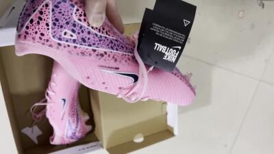 Unisex Nike Air Zoom Mercurial Vapor 16 Elite FG Firm Ground Low-Tops Football Boots - Pink/Black/White