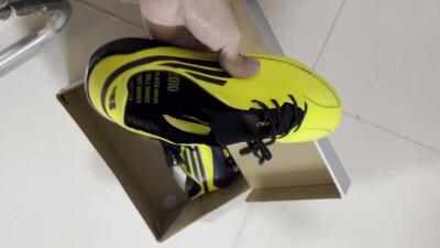 Men's Adidas F50 Elite SG Soft Ground Low-Tops Football Boots - Yellow/Black/Gold
