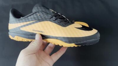 Men's Nike Hypervenom Phantom RGN SE TF Artificial Turf Low-Tops Football Shoes - Orange/Black