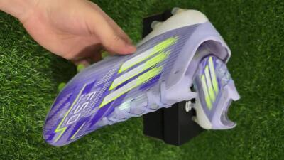 Unisex Adidas F50 Elite FG Firm Ground Low-Tops Football Boots - Blue/Yellow/Silver