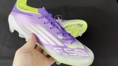 Unisex Adidas F50+ Elite FG Firm Ground Low-Tops Football Boots - Blue/Yellow/Silver