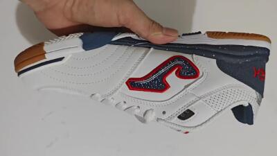 Men's Joma Top Flex IC Indoor & Futsal Low-Tops Football Shoes - White/Red/Black