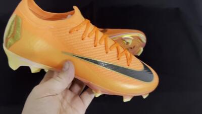 Men's Nike Air Zoom Mercurial Vapor 16 Elite FG Firm Ground Low-Tops Football Boots - Red/Black/Gold