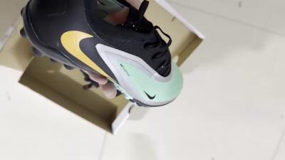 Unisex Nike Phantom 6 Low Elite TF Artificial Turf Low-Tops Football Shoes - Teal/Black/Rose