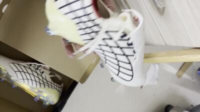 Men's Adidas F50 Elite FG Firm Ground Low-Tops Football Boots - Cream/Fiery Red/Deep Black