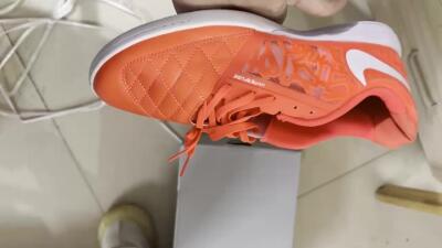 Unisex Nike Lunar Gato 2 IC Indoor & Futsal Low-Tops Football Shoes - Orange/Vibrant Sunrise/Blazing Coral