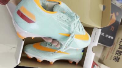 Unisex Nike Air Zoom Mercurial Vapor 16 Elite FG Firm Ground Low-Tops Football Boots - Aqua/Coral Orange/Fresh Mint