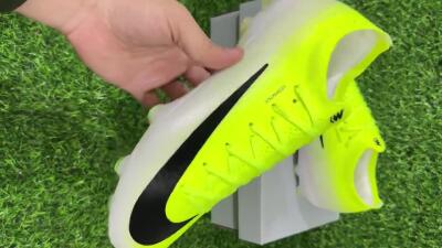 Unisex Nike Air Zoom Mercurial Vapor 17 Elite FG Firm Ground Low-Tops Football Boots - Yellow/Vibrant Yellow/Sleek Black