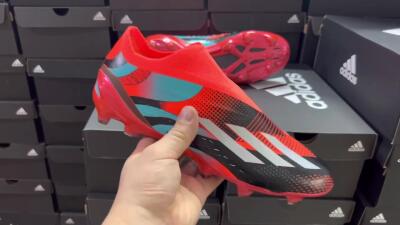 Men's Adidas X Speedportal+ FG Firm Ground Low-Tops Football Boots - Orange/Black