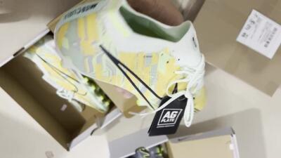 Men's Nike Air Zoom Mercurial Vapor 15 Elite FG Firm Ground Low-Tops Football Boots - Orange/Green/Black