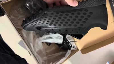 Men's Nike Phantom Ultra Venom TF Artificial Turf Low-Tops Football Shoes - Black/White