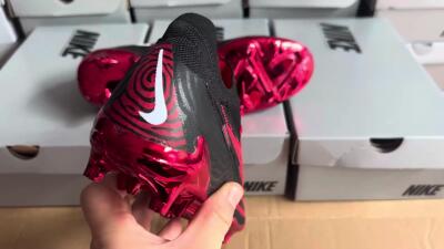 Men's Nike Phantom GX Elite FG Firm Ground Low-Tops Football Boots - Black/White