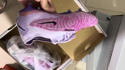 Men's Nike Phantom GX Elite FG Firm Ground Low-Tops Football Boots - Purple/Pink/Black