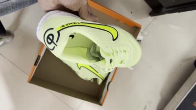 Men's Nike React Tiempo Legend 9 Pro TF Artificial Turf Low-Tops Football Shoes - Green/Black